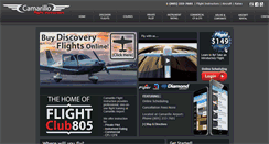 Desktop Screenshot of camarilloflightinstruction.com